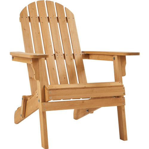 Highland Dunes Akeley Fir Foldable Outdoor Adirondack Chair Wayfair